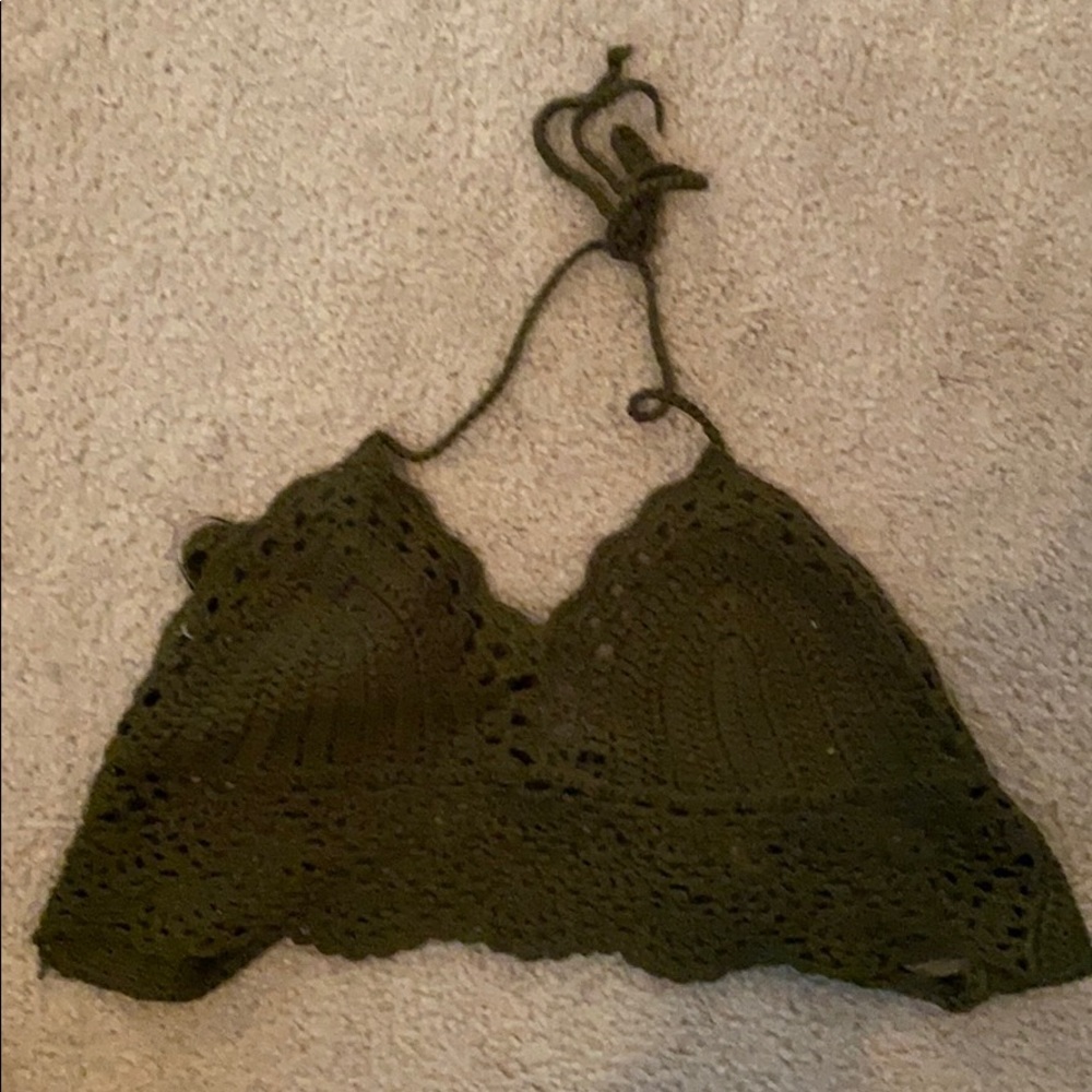 Knit crop top